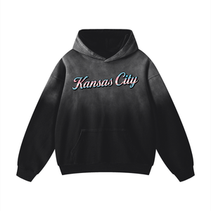 Trans Pride Heavyweight Sunfade Oversized Hoodie
