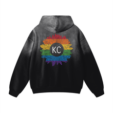 KC Gay Pride Heavyweight Sunfade Oversized Hoodie